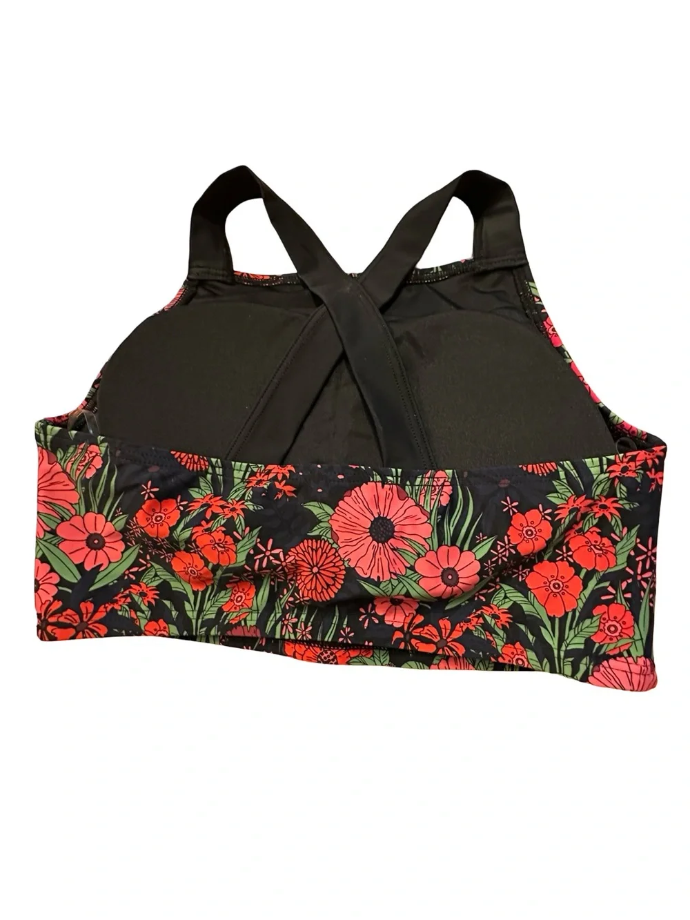 Downeast Tropical Punch Carmel Beach Cropkini, Size Small.